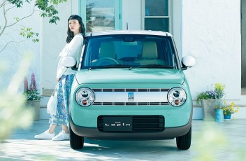 かわいいラパンに、衝突軽減ブレーキ全車搭載！